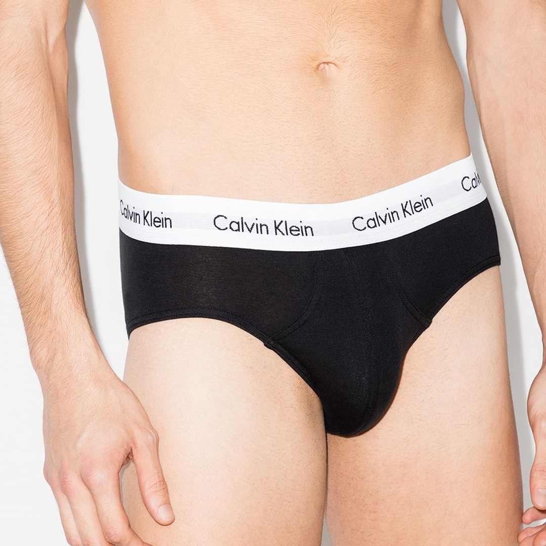 Calvin Klein/凯文克莱CK 3件装男士棉质舒适三角内裤 U2661G - 图0