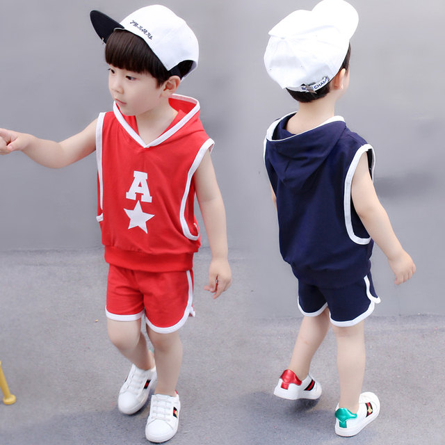 Fashionable casual style small boy sleeveless vest