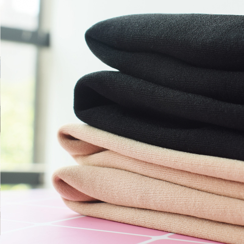 雪地中筒加绒加厚光腿肉色长筒短袜 蔓芮蜜短袜/打底袜/丝袜/美腿袜