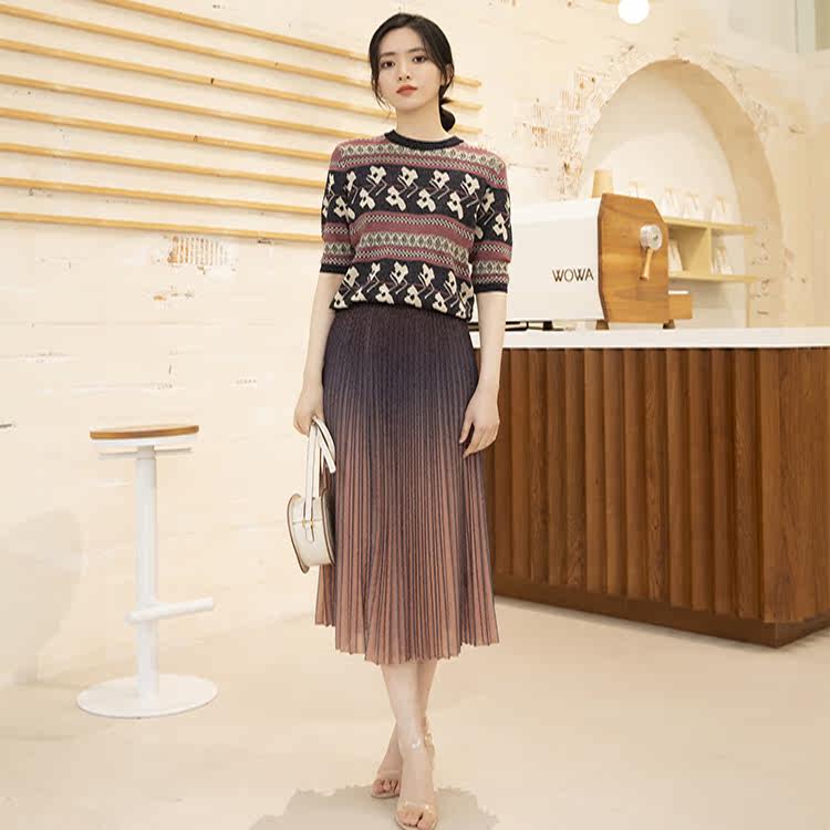 【商场同款】biselena21春时髦半裙 贝茜妮服饰半身裙