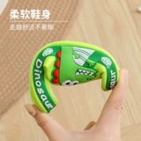 Летние тапочки на платформе, нескользящие мультяшные милые слайдеры для мальчиков, мягкая подошва