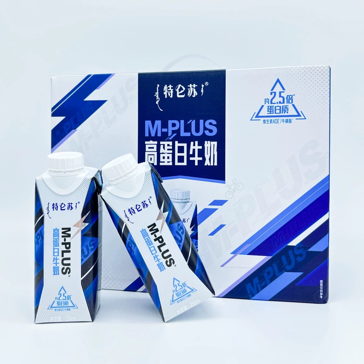 特仑苏MPLUS高蛋白牛奶250mlx10瓶整箱 - 图0