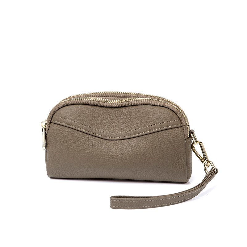 真皮手拿包女2025新款斜挎小包包百搭手机包贝壳包软皮女士单肩包,淘宝优惠券,粉丝福利购,淘宝优惠卷