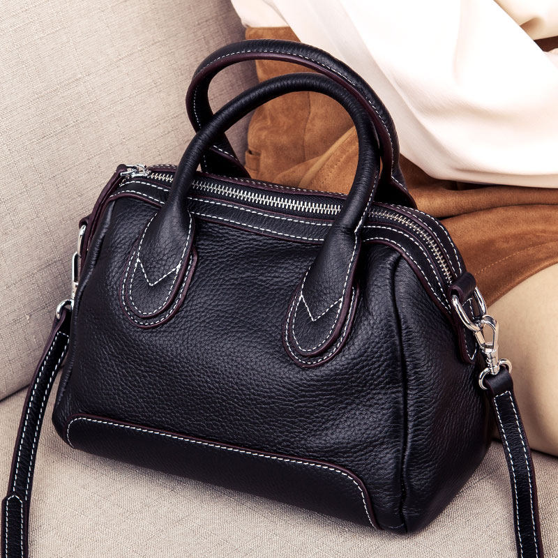 澳迪佳波士顿2020新款软皮女枕头包 澳迪佳女士包袋