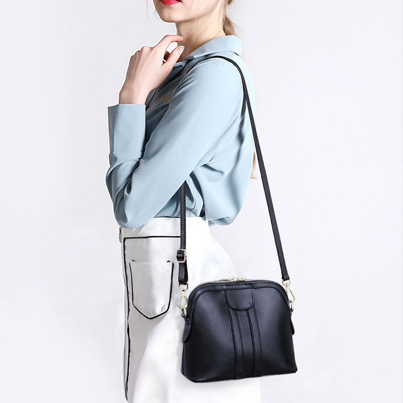 澳迪佳女2020新款潮韩版真皮斜挎包 澳迪佳女士包袋