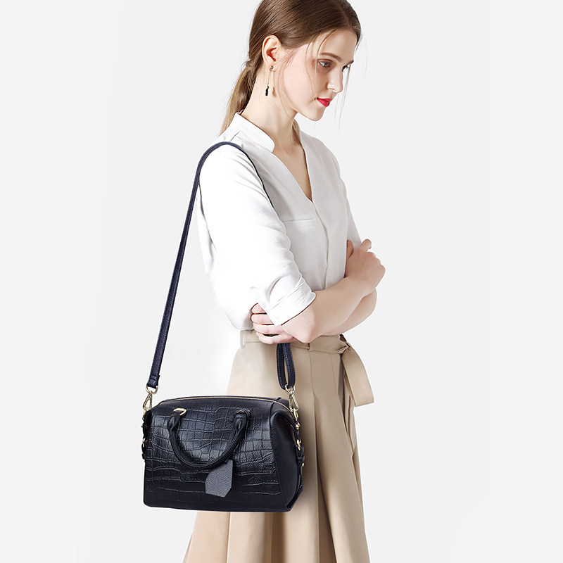 澳迪佳女式真皮2021新款波士顿包 澳迪佳女士包袋