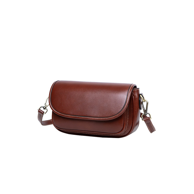 真皮斜挎包女2025新款时尚马鞍包休闲中年女士包包头层牛皮单肩包,淘宝优惠券,粉丝福利购,淘宝优惠卷