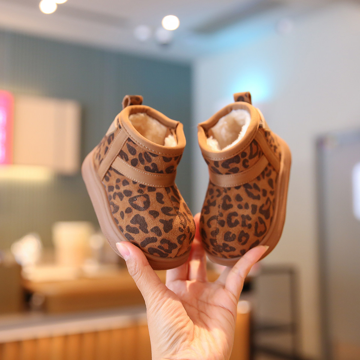 小步点儿童雪地靴冬季加绒加厚男宝宝鞋子软底防滑女童棉鞋婴儿鞋,淘宝优惠券,粉丝福利购,淘宝优惠卷