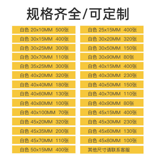 璞趣四防热敏标签纸服装不干胶打印纸条码纸打码机标价纸食品标签价格标签贴纸打价机标签纸打价格签普趣定做 - 图1