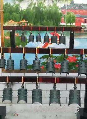 铸铜钟撞钟敲钟铜警示钟公司上市钟铸铜喇叭口钟寺庙摆件