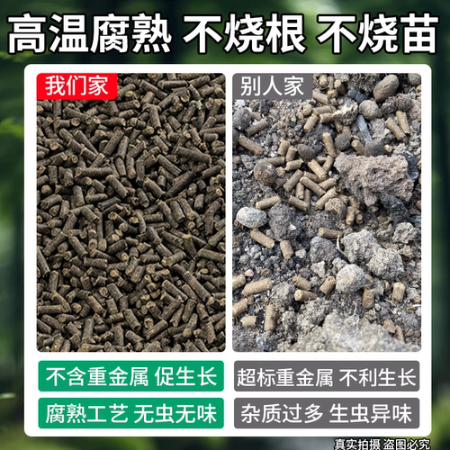 发酵豆粕有机肥料颗粒50斤包邮植物盆栽通用发酵颗粒肥料发酵豆饼 - 图1