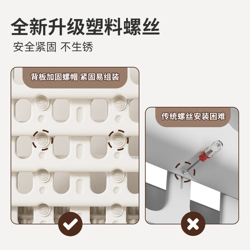 英禾儿童书架玩具收纳架宝宝绘本架落地置物架子二合一多层收纳架 - 图2