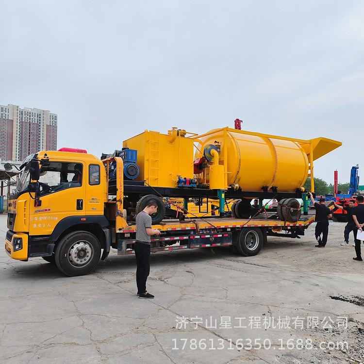 沥青拌合机小型沥青混合料搅拌机 移动小型沥青拌合机 路面翻修机 - 图2
