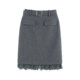 DENGDAHA Pictorial Madou Casual Style Spliced Lace Design Versatile Skirt YHBZW800185