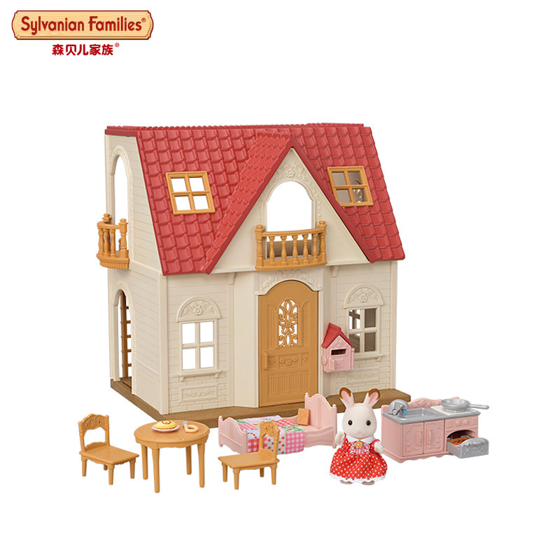 森贝儿家族甜梦小屋信箱版过家家玩具女孩儿童仿真房子公主城堡,淘宝优惠券,粉丝福利购,淘宝优惠卷