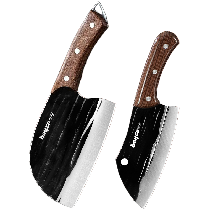 拜格龙泉锻打菜刀家用厨师专用杀鱼刀商用小刀切片切肉刀厨房刀具 - 图0