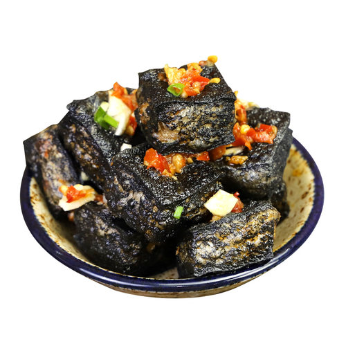 聚美合长沙正宗油炸黑色小臭豆腐生胚半成品经典灌汤湖南特产小吃 - 图3
