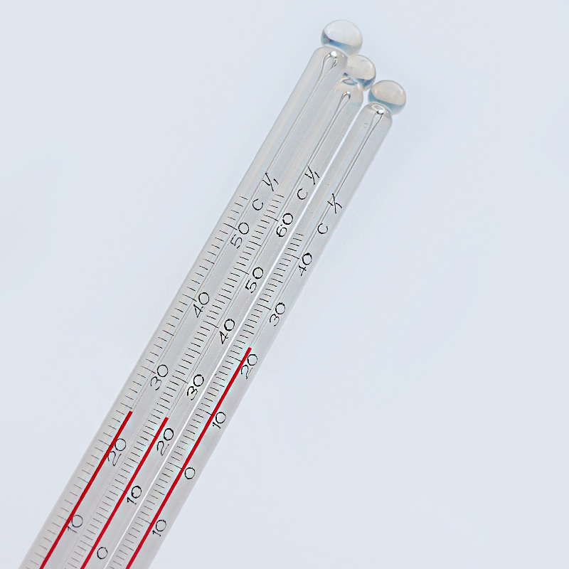 低温零下酒精温度计果蔬保鲜冷库冰箱药房玻璃温度计工业用温度表 - 图1