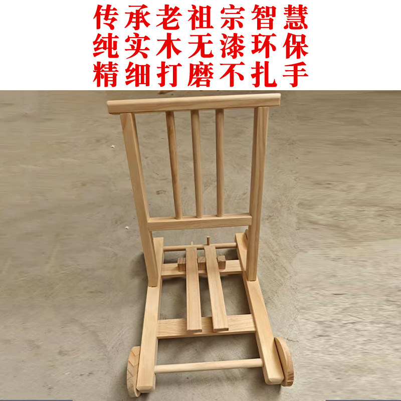 宝宝学步车木质手推车婴儿童实木玩具幼儿助步车实木学步车手推车,淘宝优惠券,粉丝福利购,淘宝优惠卷