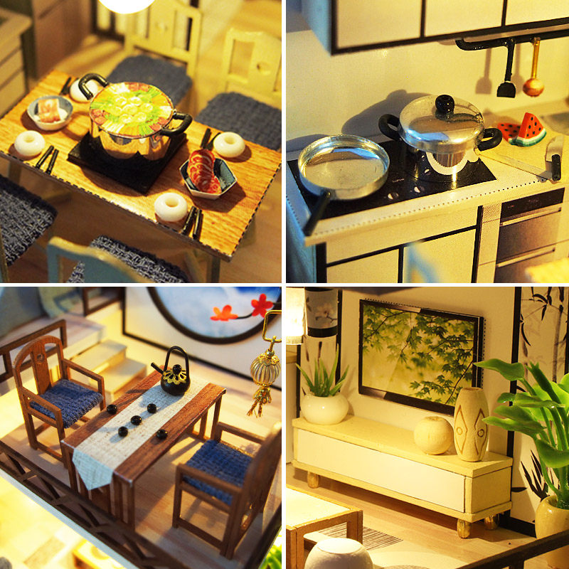 diy小屋手工制作中国风小房子模型 佳维若玩具建筑/DIY小屋/拼装模型