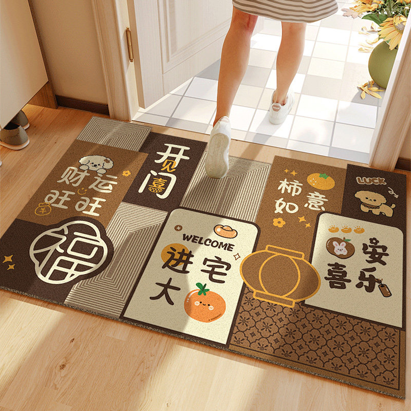 入户地垫门口进门耐脏免洗丝圈脚垫高级玄关蹭土除尘可裁剪地毯,淘宝优惠券,粉丝福利购,淘宝优惠卷