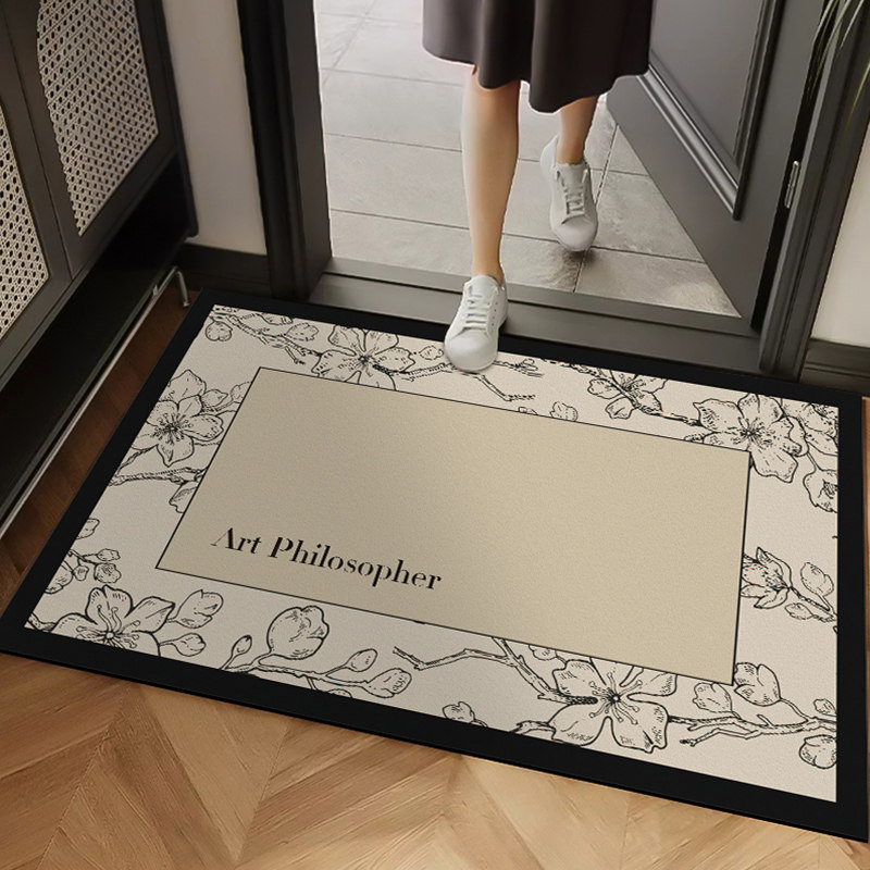 新款硅藻泥入户地垫进门耐脏免洗可擦门垫家用法式高级感玄关地毯,淘宝优惠券,粉丝福利购,淘宝优惠卷