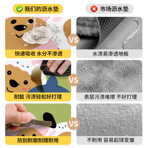 厨房台面沥水垫硅藻泥吸水垫餐具碗盘餐垫免洗防烫茶台吧台垫子 - 图1