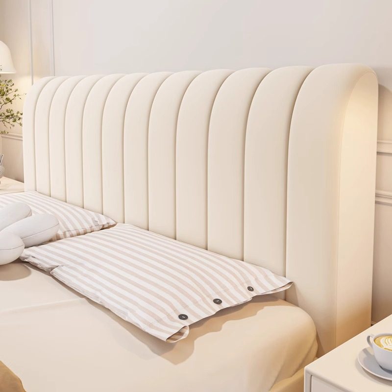 加厚夹棉高级感床头套罩木床靠背软包全包通用防尘罩2025新款四季,淘宝优惠券,粉丝福利购,淘宝优惠卷