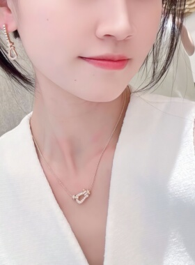 阿三关晓彤马碲同款项链甜美气质