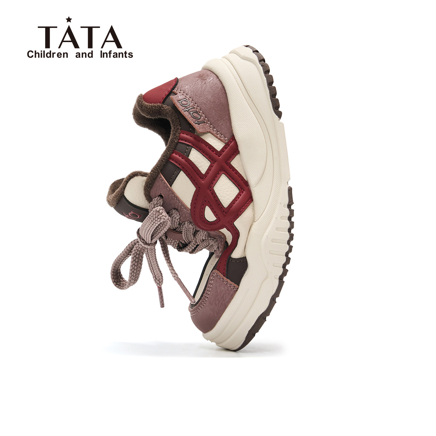 TATA他她童鞋儿童板鞋冬加绒棉鞋保暖软底防滑运动鞋男女童滑板鞋,淘宝优惠券,粉丝福利购,淘宝优惠卷