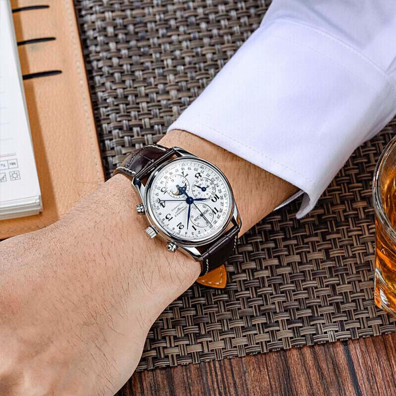 longines浪琴名匠系列经典八针男表 运洪金海外瑞士腕表