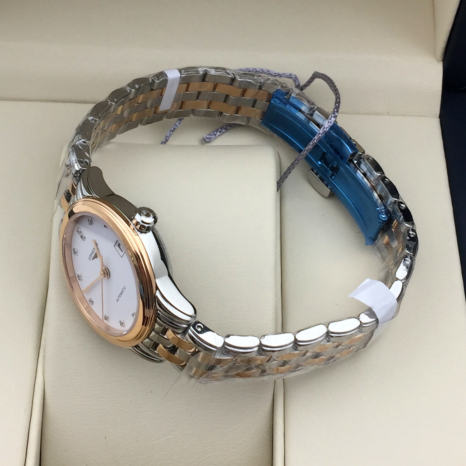 瑞士浪琴longines军旗系列机械女表 运洪金海外瑞士腕表