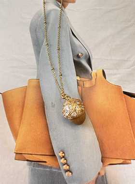 中古风嵌锆石松果拉丝工艺