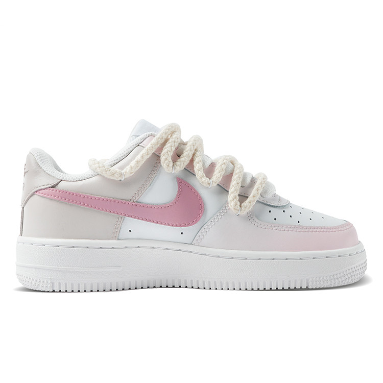 耐克Nike Air Force 1 AF1空军一号甜蜜微笑休闲板鞋女子定制鞋,淘宝优惠券,粉丝福利购,淘宝优惠卷