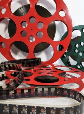 工艺品装饰品老电影35毫米16mm电影胶片片拷贝夹复古创意摆件怀旧