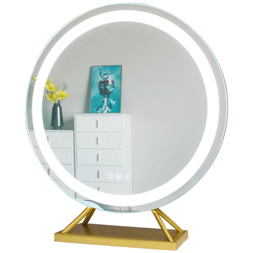 Круглое светодиодное большое зеркало, индивидуальный заполняющий свет, туалетный столик, популярно в интернете