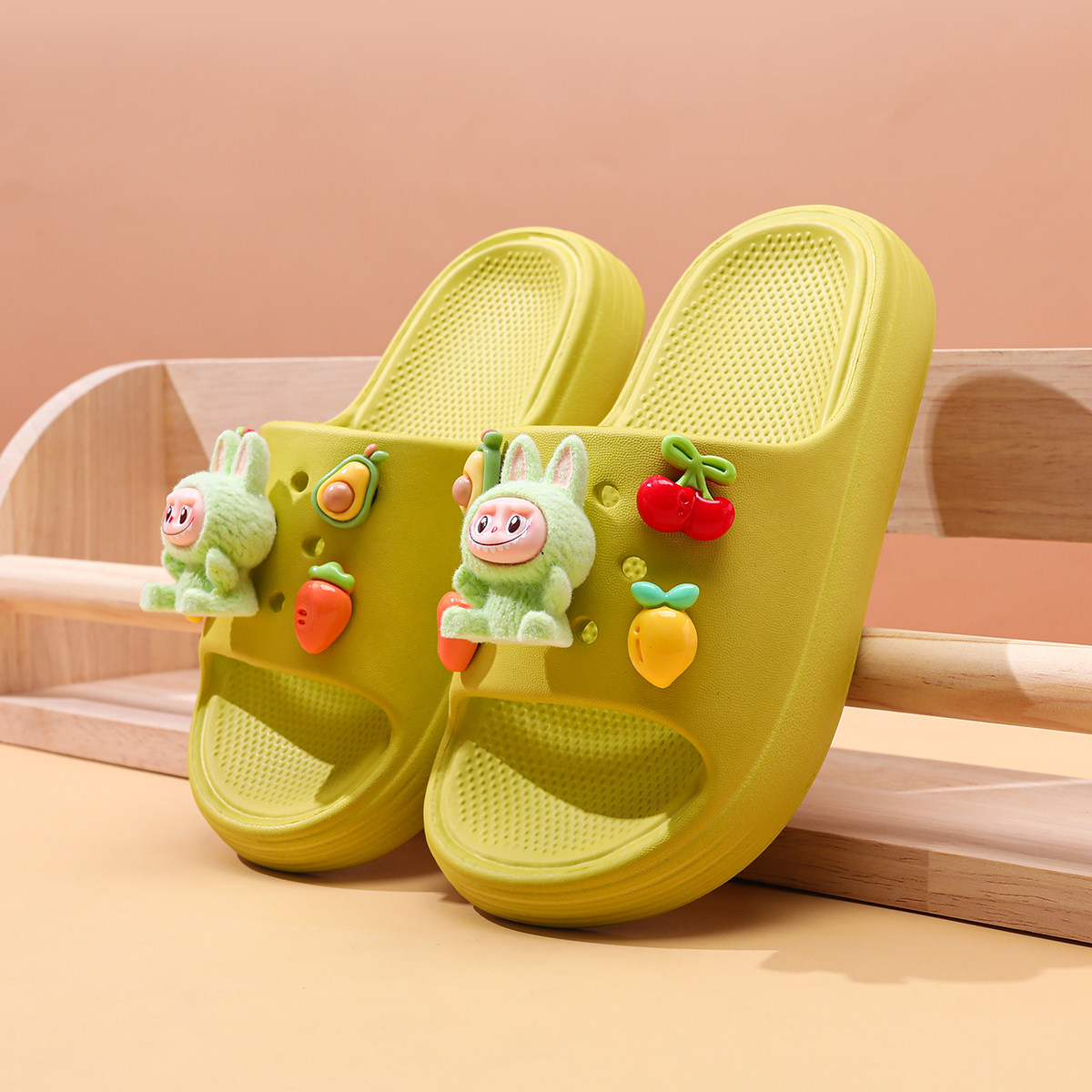 labubu拉布布儿童拖鞋女童夏季新款防滑室内家居大童宝宝女孩凉拖,淘宝优惠券,粉丝福利购,淘宝优惠卷