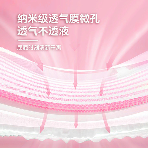 BBU云棉纸尿裤婴儿超薄透气L30干爽大吸量男女宝宝专用尿不湿薄款 - 图2