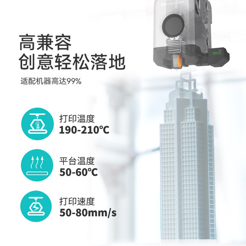 三绿TPU95A 耗材柔性耗材3D打印机耗材FDM高拉伸强度柔软回弹软胶硅胶韧弹TPU适用拓竹H2S打印机 - 图2