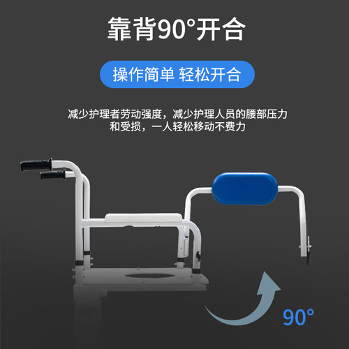 老年人移位机瘫痪老人护理神器卧床病人残疾多功能液压升降坐便椅 - 图1