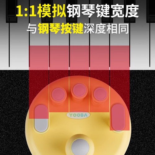 YOOBA佑爸钢琴手型矫正器指力器手指指法练习训练器防折指练指器 - 图3