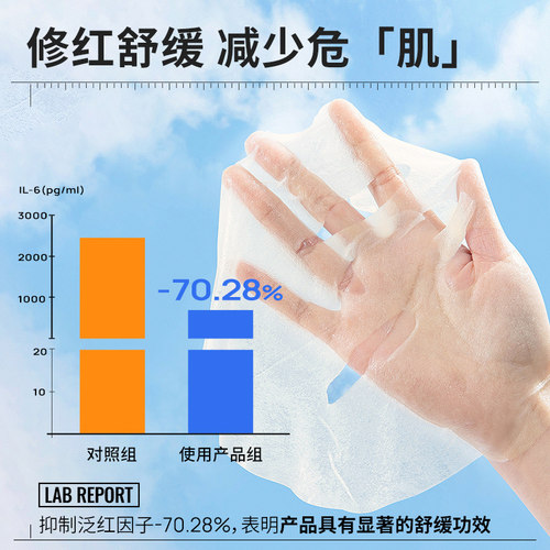 详情领补贴丨瑷尔博士舒安水感面膜修护保湿舒缓维稳面膜 - 图2