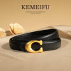 Light luxury cowhide belt quality guaranteed to be soft and durable