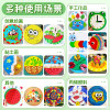 Cardboard color round cardboard painting black cowhide color