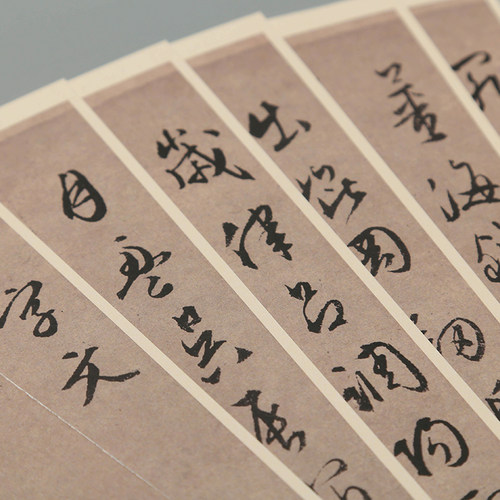 曹熙记文征明行书千字文近距离临摹字帖卡片成人练字教程毛笔字帖全文高清墨迹版 - 图1