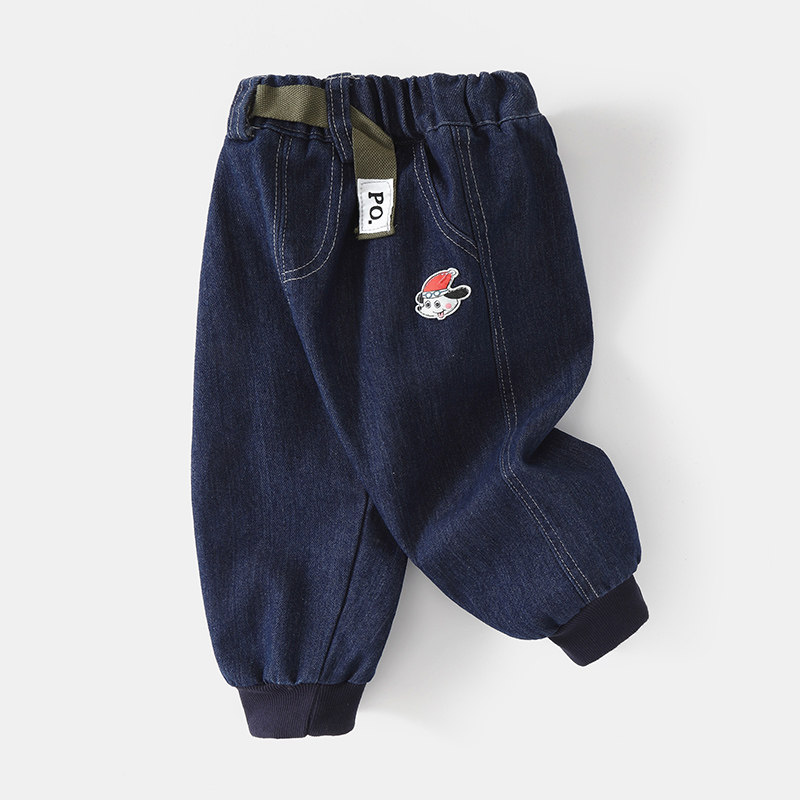 男童牛仔裤春装童装裤子炸街春季宝宝长裤儿童女童婴幼儿衣服潮童
