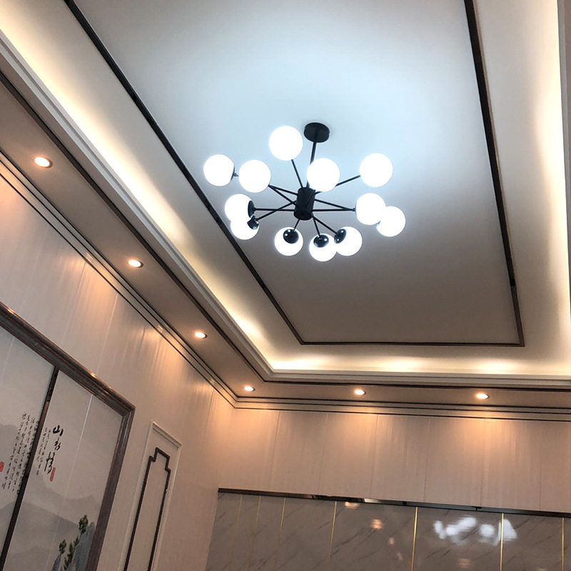 吊顶平板线条新中式背景墙装饰线条客厅天花边框条压边条收口线条