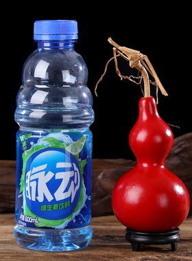 七彩色儿童孩子天然葫芦摆件