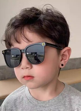 儿童太阳镜男3-6岁男宝遮阳镜护眼防紫外线女孩墨镜霸气潮酷眼镜