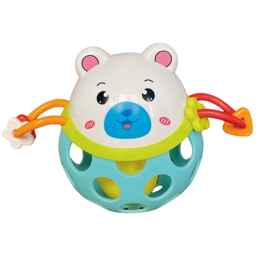 Игрушка для новорожденных для младенца, силиконовая хваталка из мягкой резины, 3-6-12 мес.